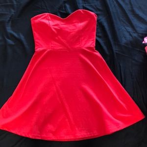 Red Skater Dress